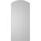 Ekena Millwork Arch Top Surface Mount PVC Gable Vent: Functional, w/ 2"W x 2"P Brickmould Sill Frame, 12"W x 26"H GVPAR12X2603SF - alternate 2